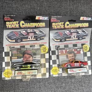Racing Champions Short Track Champions Stock Car 1:64 #5 E. Irvan #66 R. Wallace